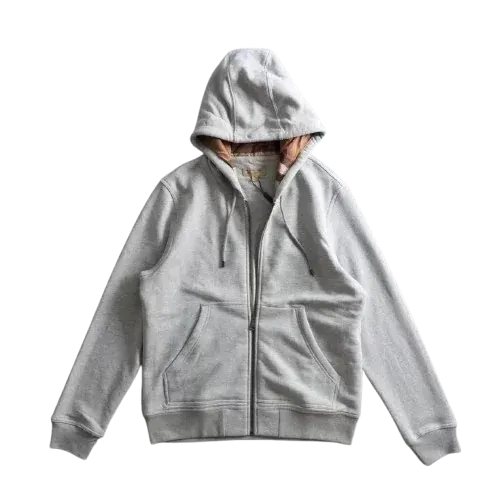 BURBERRY ZIP UP HOODIES