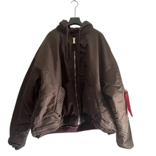 Vetements 17ss Brown Bomber Jacket
