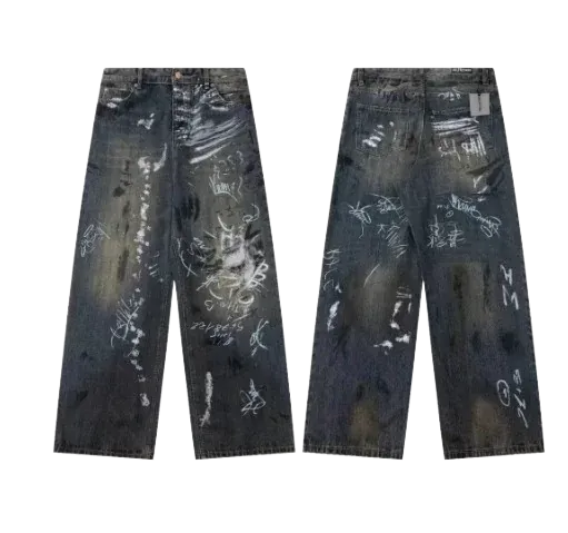 Balenciaga Graffiti Denim