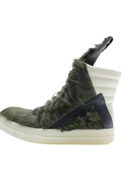 Rick Owens Pony Hair Geobaskets (Super Fluffy)