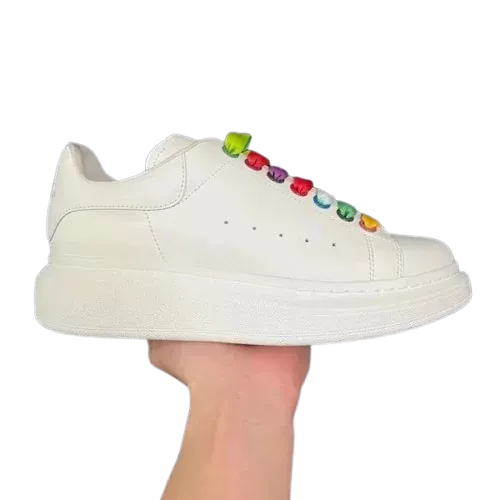 McQueen White Rainbow Shoes (10+ Colorways)