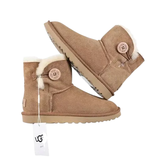 UGG Mini Bailey Button II Chestnut Shoes (20+ Styles)