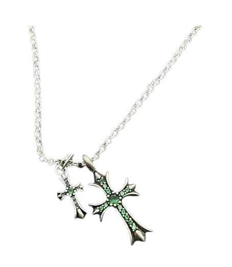 Chrome Hearts Double Cross Pendant
