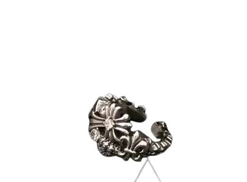 Chrome Hearts Diamond Flex Band Ring