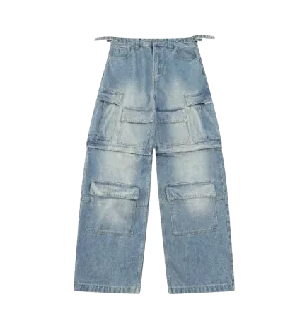 Balenciaga Transformer Denim Cargo