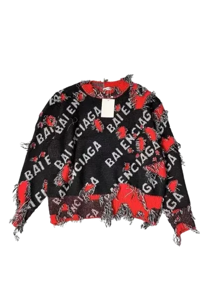 Destroyed Balenciaga Knit Sweater