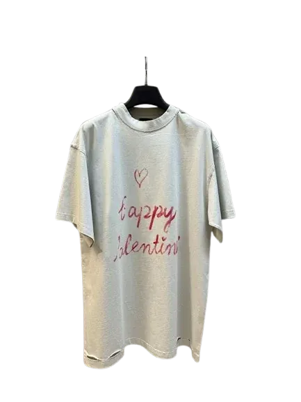 Balenciaga Lipstick Valentines T-Shirt (2 Styles)