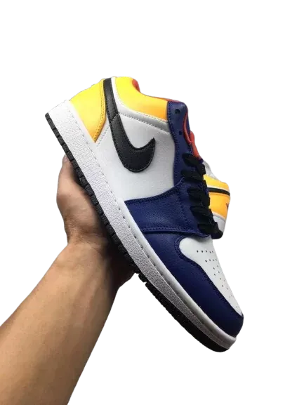 Jordan 1 Low Lakers Blue Yellow