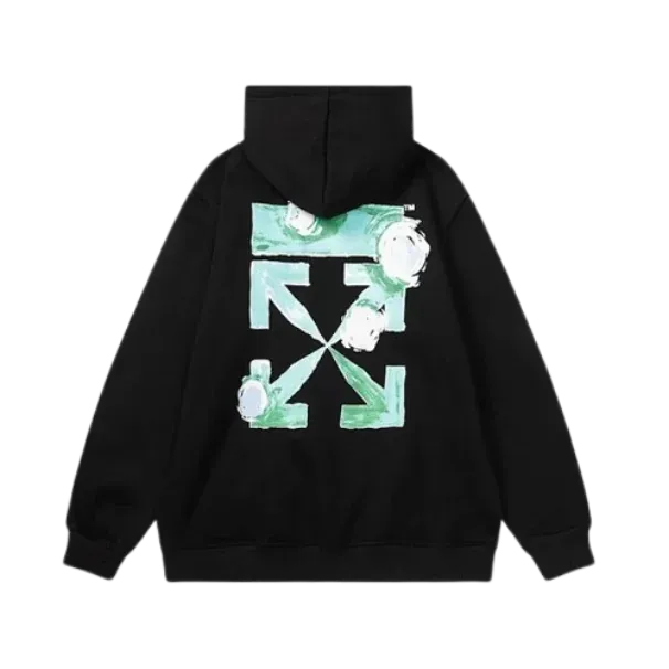 off white hoodie black