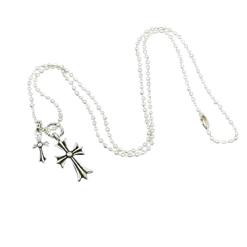 Chrome Hearts Double Cross Ring Pendant