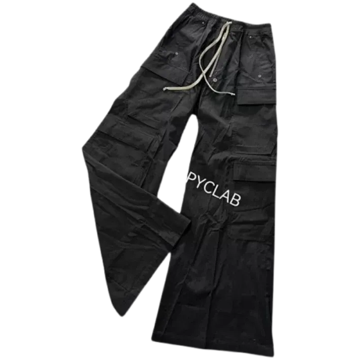 Rick Owens Jumbo Cargos Black