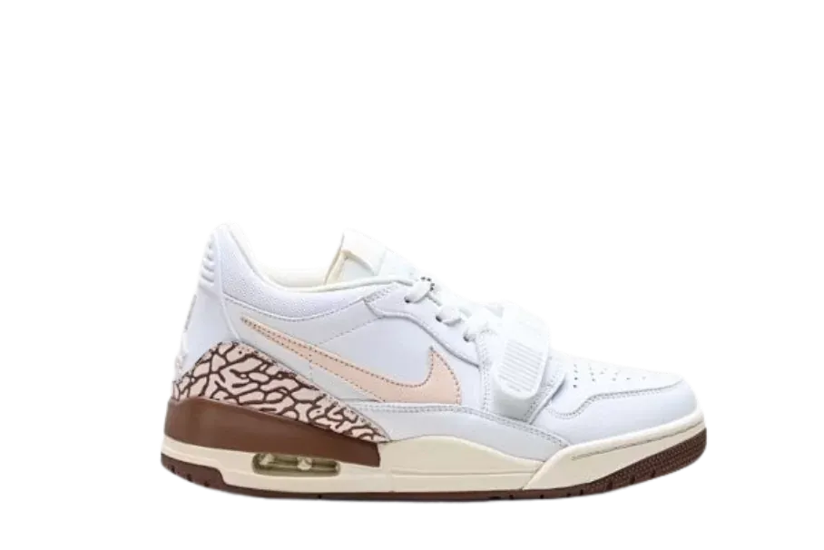 Air Jordan Legacy 312 trainers in white and light brown