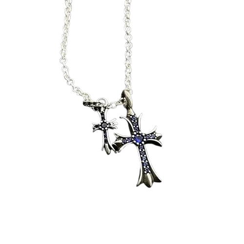 Chrome Hearts Double Cross Pendant